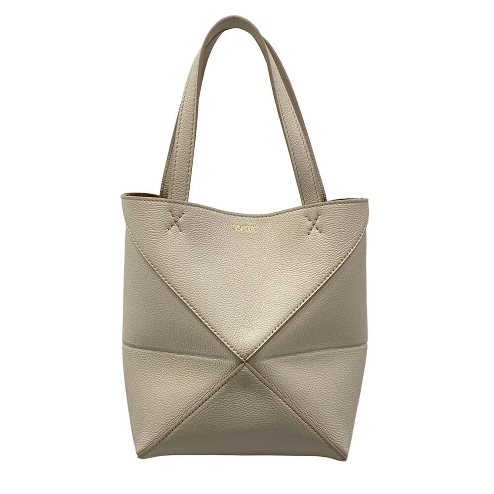 Loewe Puzzle Fold Tote Mini Light Gray #338698L22B